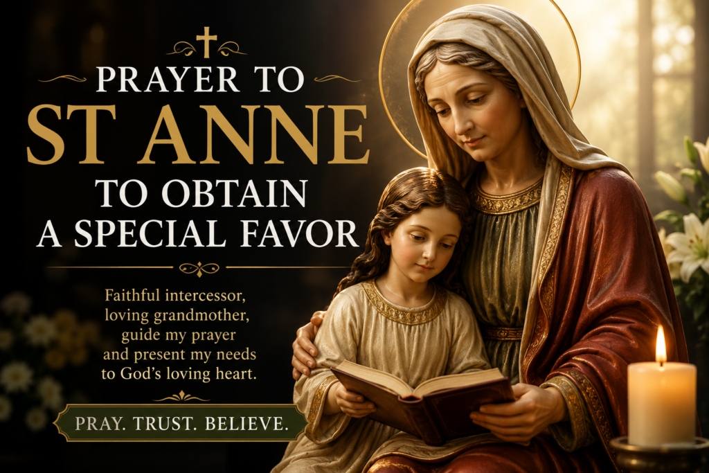 Prayer to St Anne to Obtain a Special Favor