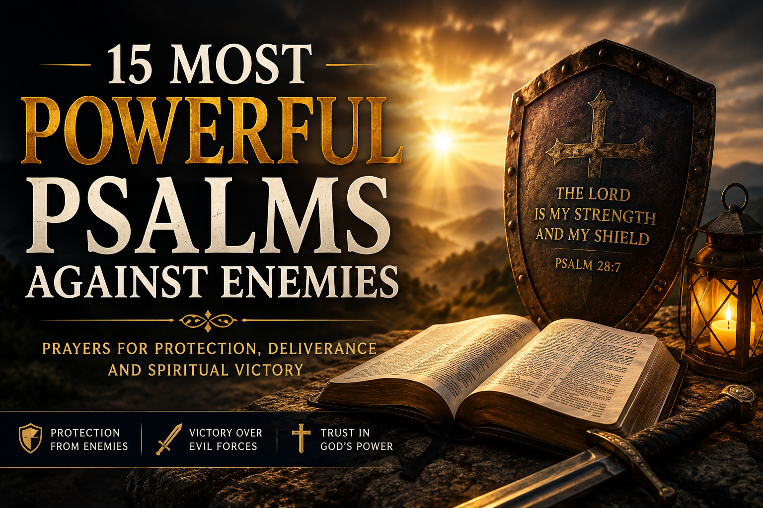 15 Most Powerful Psalms Against Enemies